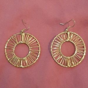 Gold Plated Hoop Earrings